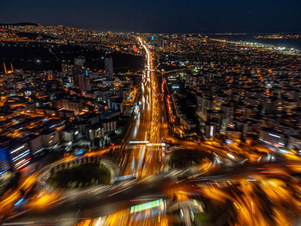 istock Aerial view of traffic 2152479419