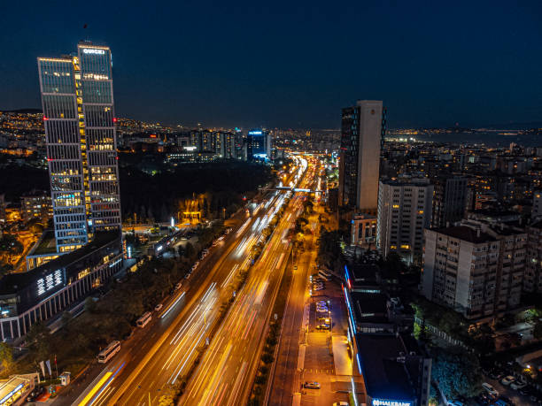 istock Aerial view of traffic 2152479514