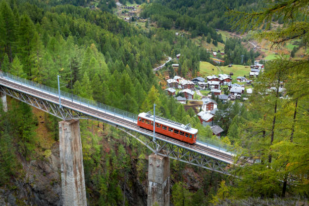 istock Zermatt, Switzerland. Gornergrat service train 2152482276