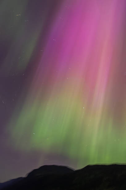 istock Northern Lights - Powerful solar storm viewed in Pitt Meadows BC 2152482970