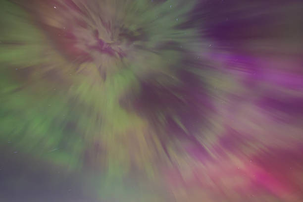 istock Northern Lights - Powerful solar storm viewed in Pitt Meadows BC 2152482993