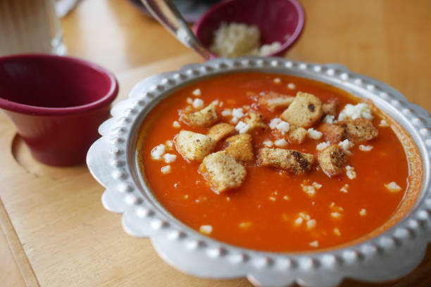 istock fresh tomato soup in a bowl on table 2152485911