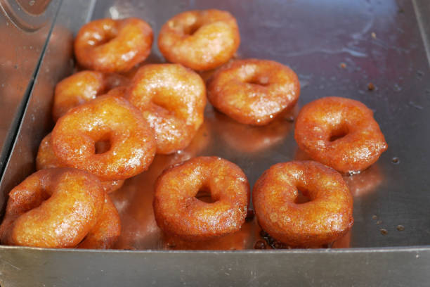 istock Traditional fried sweets lokma in sugar syrup 2152486270