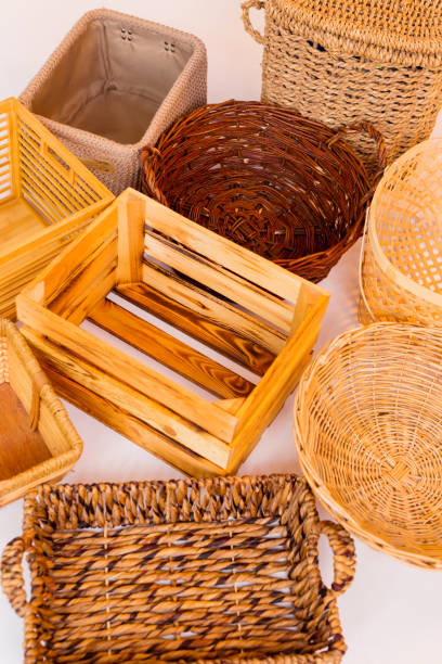 istock Various kinds of baskets closeup 2152488044