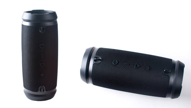 istock a portable USB music speaker? black on a white background 2152493003
