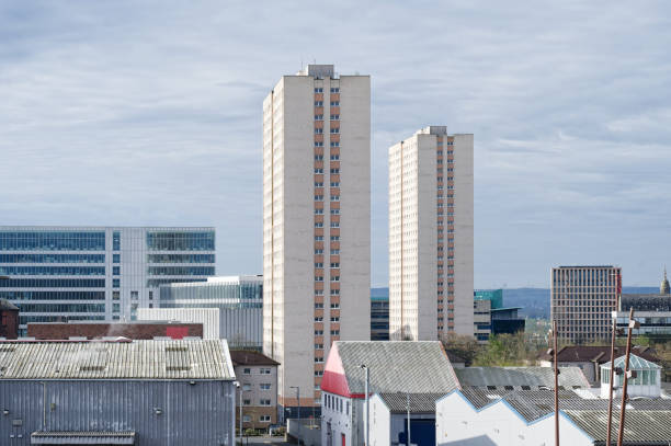 istock High rise council flats in Glasgow city 2152494399