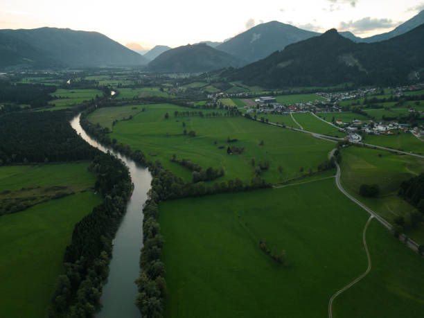 istock Drone shot flying. Austria mountains. 2152498481