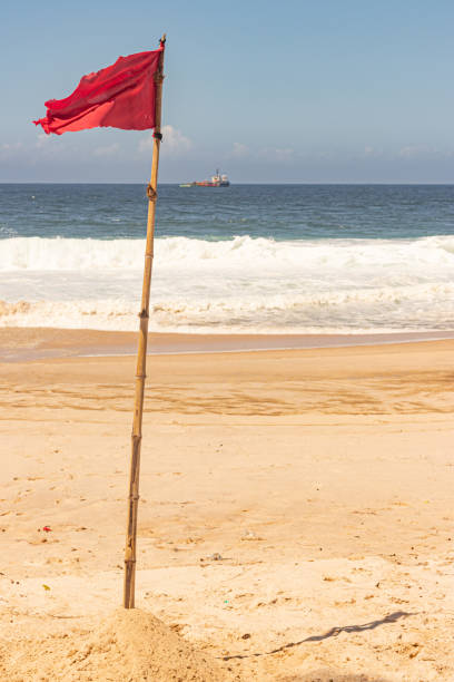 istock Red flag warning of danger. 2152507799