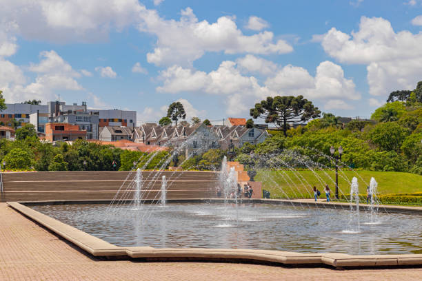 istock Public park with flowers, water and nature. 2152507836