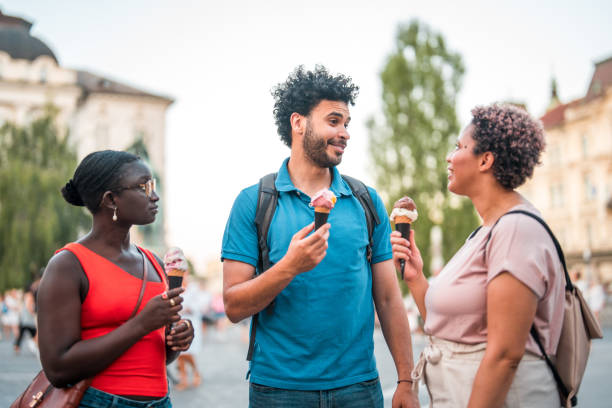 istock Fun Time with Friends in the City during Summertime 2152519281