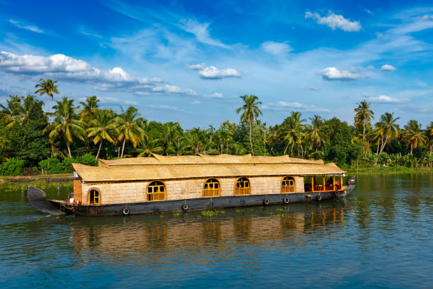 istock Houseboat on Kerala backwaters, India 2152524372