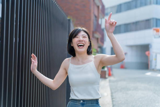 istock A woman having fun taking a walk 2152528132