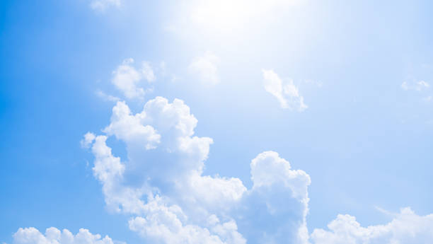 istock Sky Cloud Blue Background Paronama Web Cloudy summer Winter Season Day, Light Beauty Horizon Spring Brigth Gradient Calm Abstract Backdrop Air Nature View Wallpaper Landscape Cyan color Environment. 2152533115