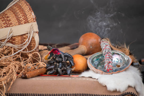 istock Native American incense burning during a ceremony 2152541326