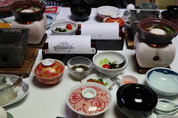 istock Japanese ryokan breakfast course in Japan 2152546329