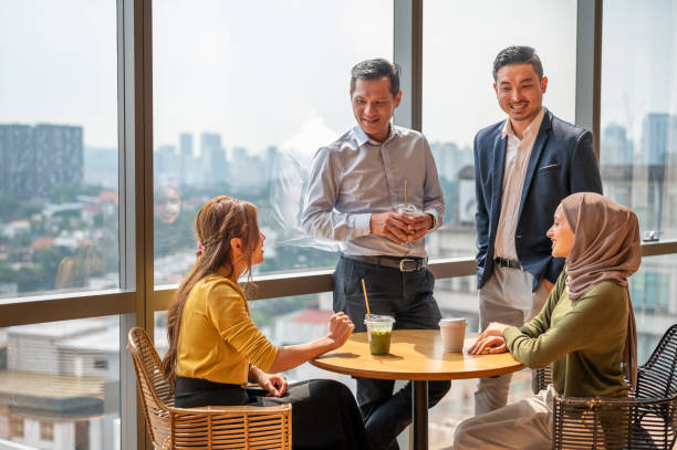 istock Business office employees gathering 2152547435