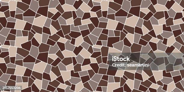 Splinter Mosaic Stone Tile Pattern Background Stock Illustration ...