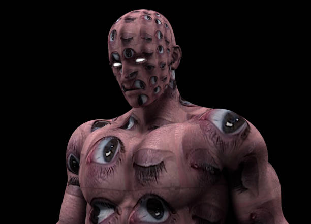 istock Scary Alien with Eye Skin 2152557262
