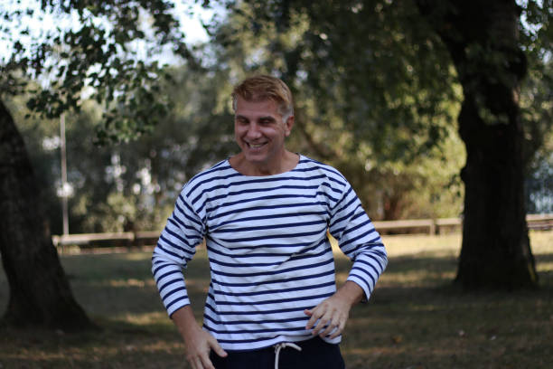 istock Blonde hair man portrait 2152558341