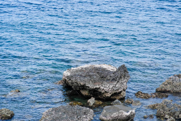 Blue waters of Anilao beach in Batangas Philippines.