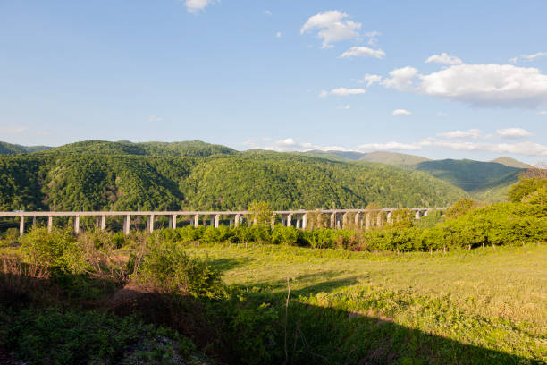istock Highway viaduct. Bolu Mountains in Turkey 2152565598