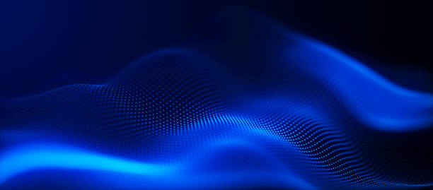 istock Digital technology background. Dynamic wave of glowing points. Colored music wave. Futuristic background for presentation design. 3d rendering. 3d Widescreen. 2152569923