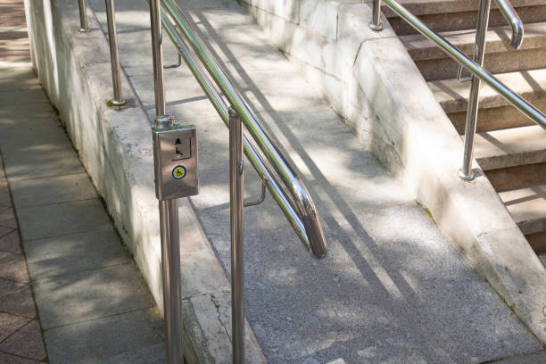 istock The railing is made of stainless steel. 2152577570