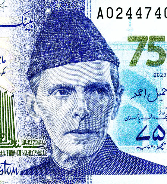 istock Muhammad Ali Jinnah (1876 - 1948). Portrait from Pakistan 75 Rupee (2023) banknotes 2152578949