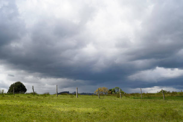istock Stormy sky in a field 2152579181