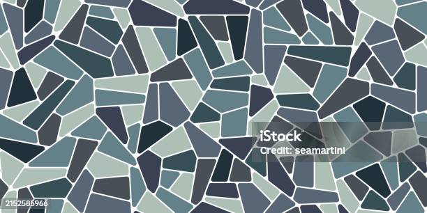 Splinter Mosaic Paving Floor Or Stone Tile Pattern Stock Illustration ...