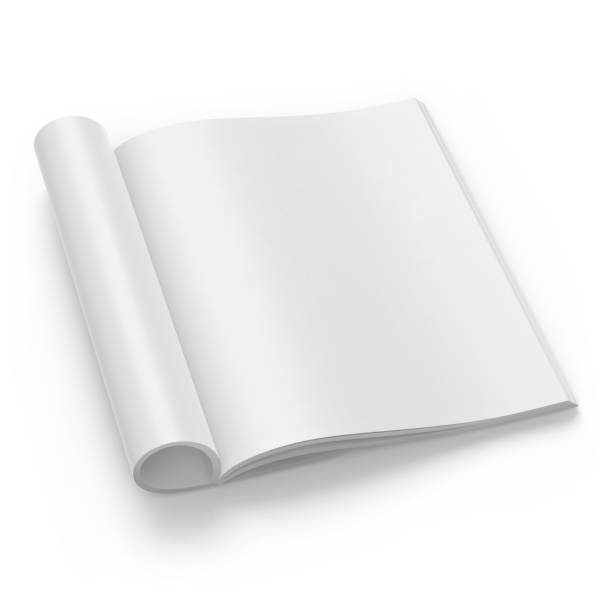 istock A4 Vertical Brochure, Magazine, Catalog Mockup on White Background. 3D Rendering 2152586048