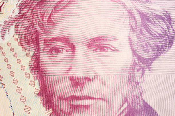 istock Michael Faraday a closeup portrait from English money 2152589659