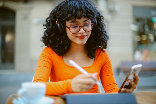 istock Gen Z doing financial research in a cafe in Barcelona 2152591994