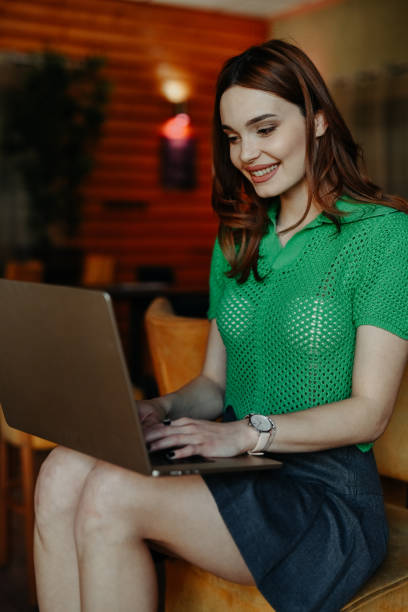 istock Female Beauty Doing Research Online On Laptop 2152592089