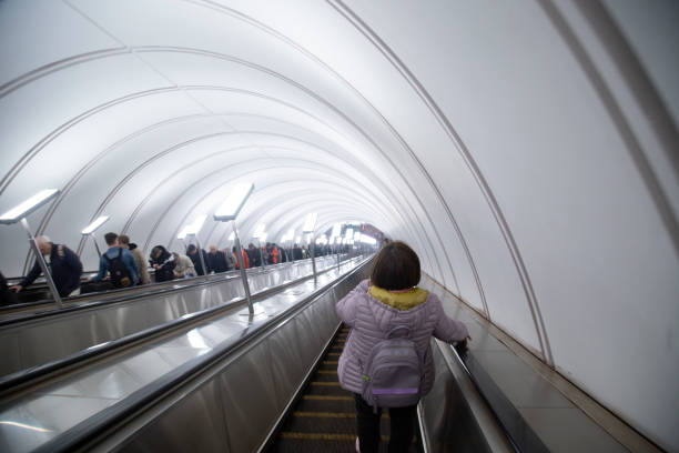Moscow, Russia, May 2, 2024, Moscow Metro.Moscow metro station.
