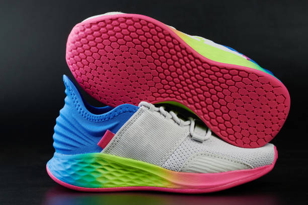 istock Bright colorful sport shoes 2152596137