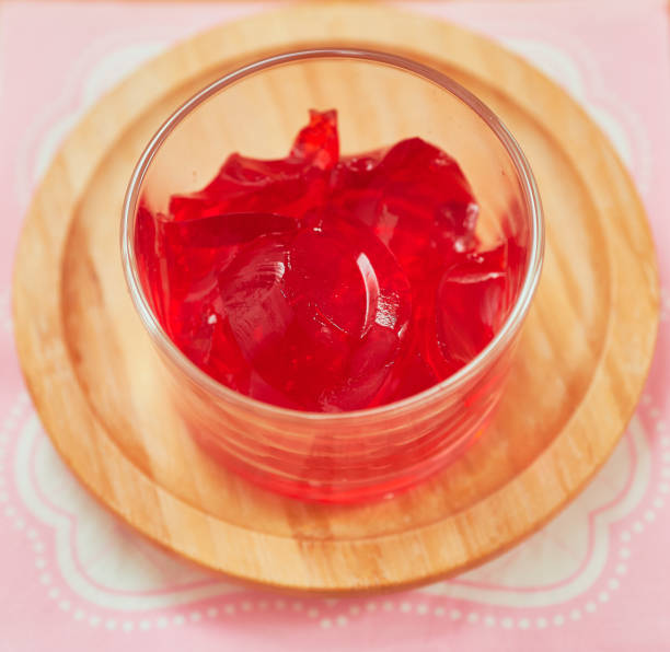 istock Organic gelatin snacks served in a glass 2152597967