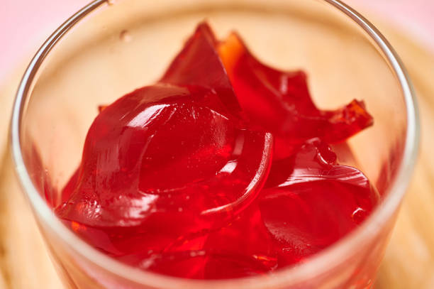 istock Organic gelatin snacks served in a glass 2152597971