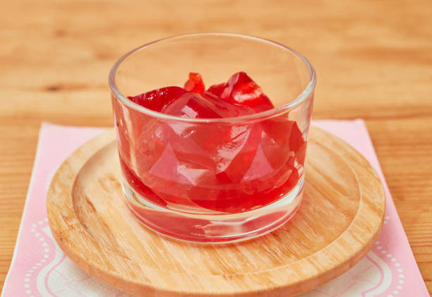 istock Organic gelatin snacks served in a glass 2152597973