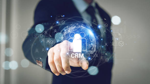 istock Global business, HR human resources and global outsourcing,  customer relationship management CRM ,Businessman hand shaking with customer connection plan, Teamwork, Strategy, Digital Marketing 2152598111
