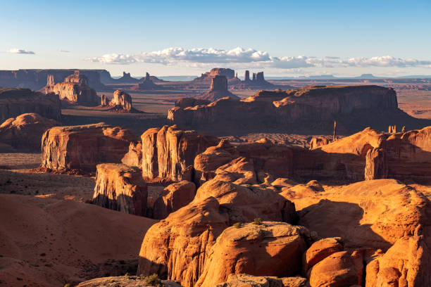 istock Famous Hunts Mesa in Monument Valley 2152601261