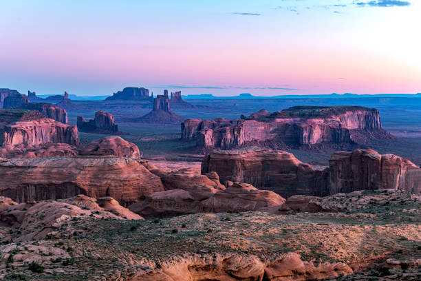 istock Famous Hunts Mesa in Monument Valley 2152602570
