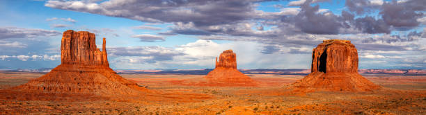 istock East, and West Mittens and Merrick Butte at Monument Valey 2152602912