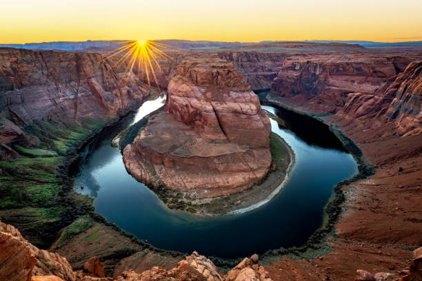 istock Dramatic Panorama of Horseshoe Bend in Arizona 2152603969