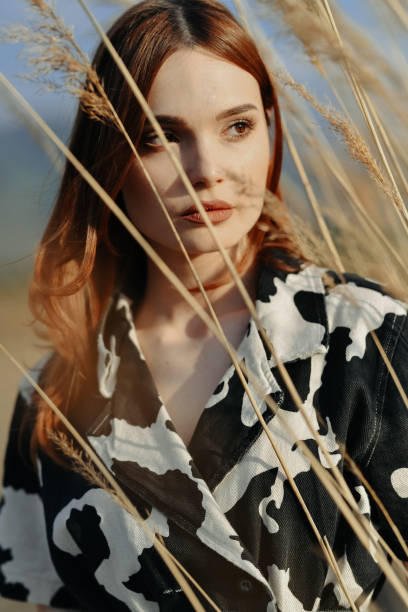 Rural Vibes For Beautiful Female Redhead