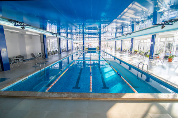 Spacious Indoor Swimming Pool in Hotel