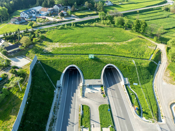 istock Newly opened highway tunnel in Poland 2152615621