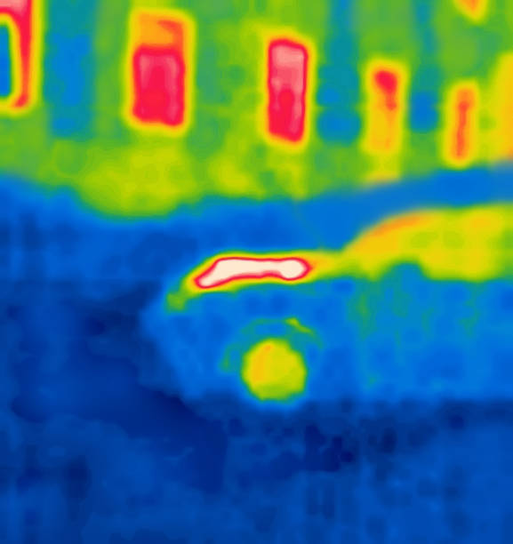 istock car is on the corner infrared 2152623937