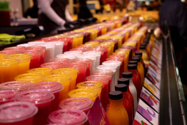 istock Fresh smoothies on the market 2152625564