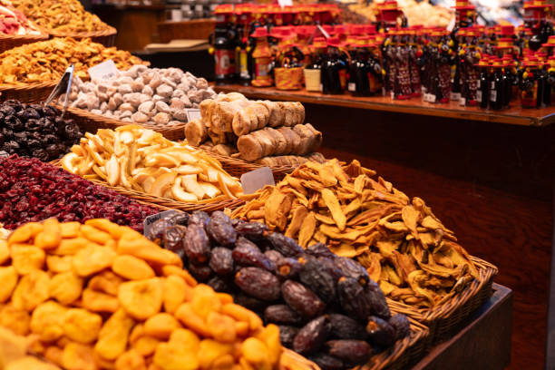 istock Delicious dried fruit on the market 2152625600